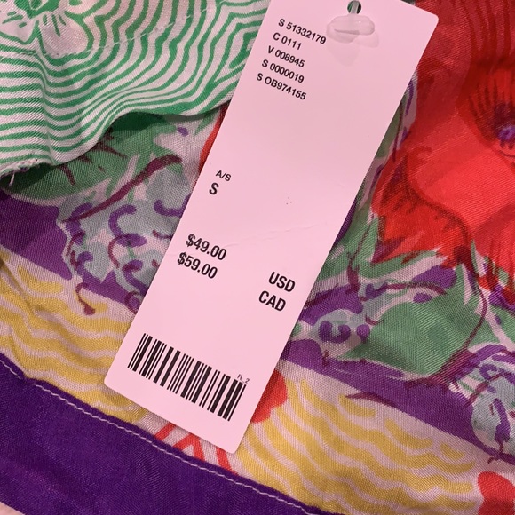 Scarf Halter top in floral pattern - Picture 7 of 7